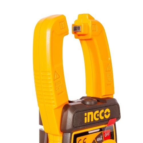 Цифрові струмові кліщі AC/DC 400A (True RMS, 4000 відліків) INGCO INDUSTRIAL-DCM62001