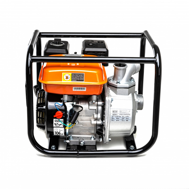 Мотопомпа LGP20-C, рукав 50мм, 30м3/год, підйом 30м, чиста вода-LGP20-C