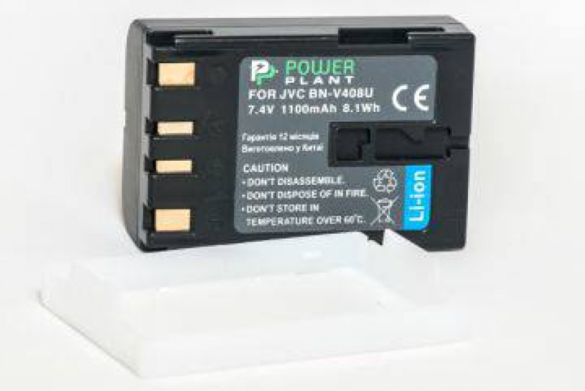 Акумулятор PowerPlant JVC BN-V408 1100mAh-DV00DV1066