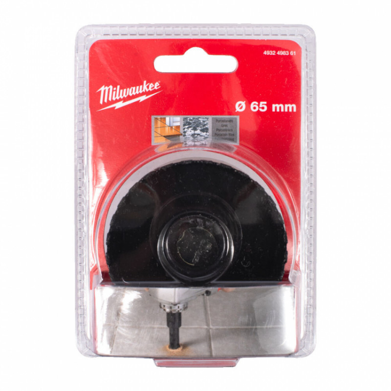 Коронка алмазна Diamond Max MILWAUKEE M14, діаметр 65мм (сухе свердління)-4932498361
