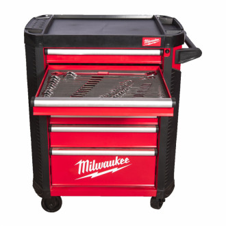 Візок інструментальний MILWAUKEE, SRC30-1, 30''/78см, 7 полок , з комплектом інструмента, (206шт)-[articul]