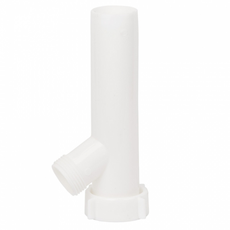 Сифон для кухонної мийки з нержавіючим випуском 3½" виводом під пральну машину, квадратним переливом і гнучким відведенням Ø40/50мм TAU (9842521)-9842521