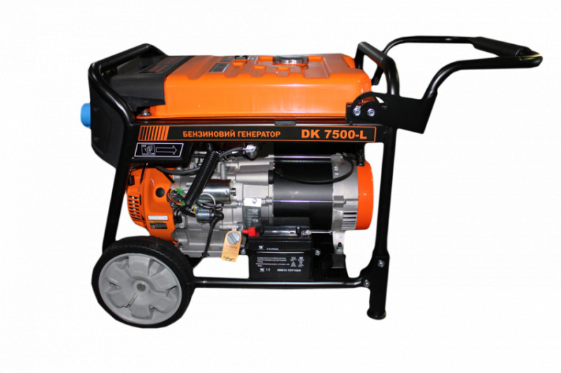 Генераторна установка DK7500-L 7,5кВт(макс)/7,0кВт(ном), бенз., АВР вбудовано-DK7500-L
