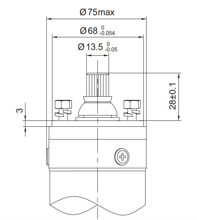 Насос відцентровий 0.92 кВт H 117(88)м Q 45(30)л/хв Ø80мм mid DONGYIN (778104)-778104