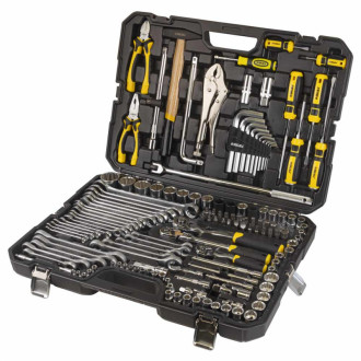 Набір насадок торцевих і біти, ключів, інструментів ¼&quot; ⅜&quot; ½&quot; 148шт CrV SIGMA (6003801)-[articul]