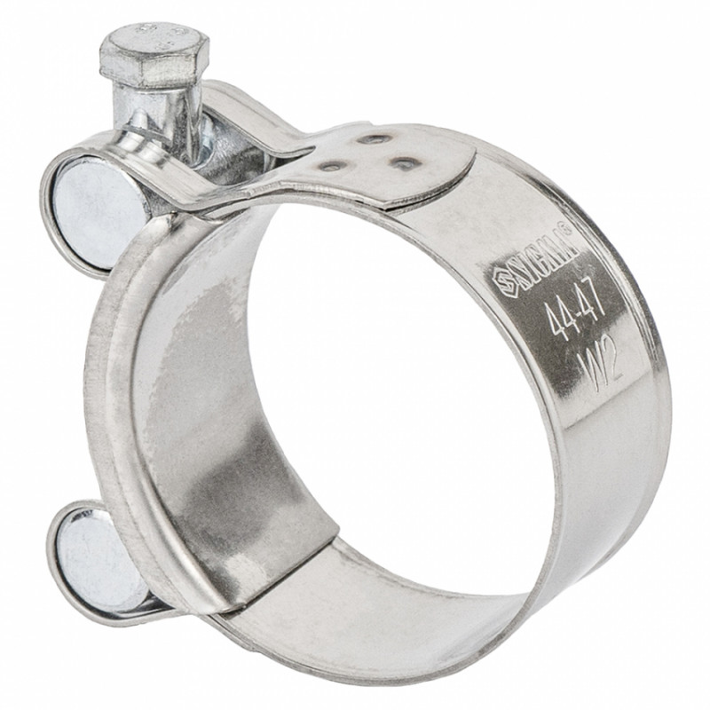 Хомут силовий нержавіючий 22мм Ø44-47мм SIGMA (2508151)-2508151