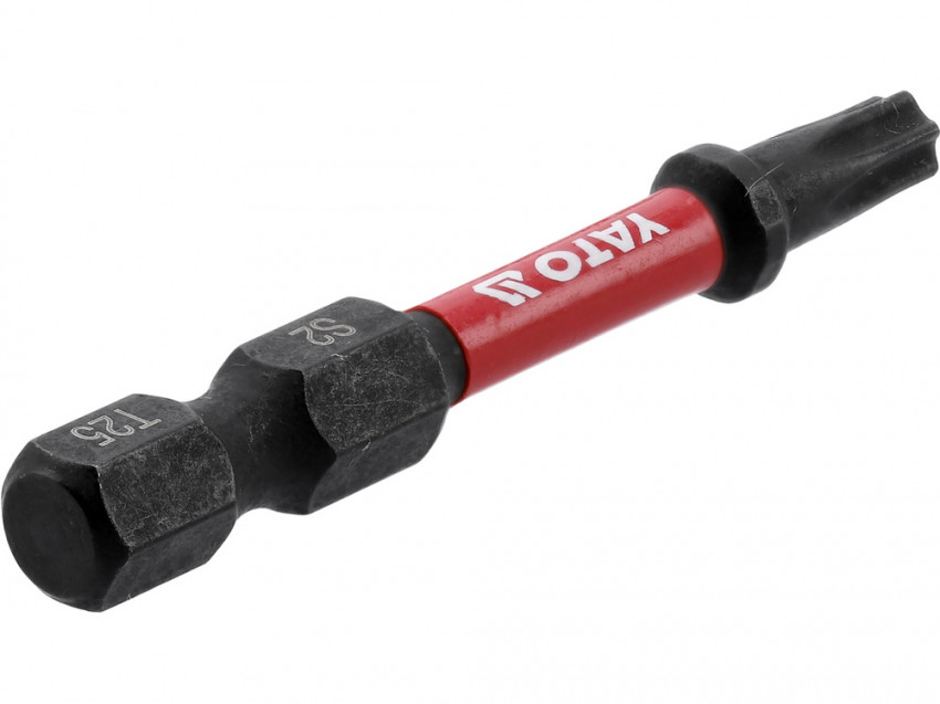 Насадка викруткова ударна YATO; "TORX" T25 х 50 мм. шпиндель 6-гран- 1/4", 2 шт.[10]-YT-78054