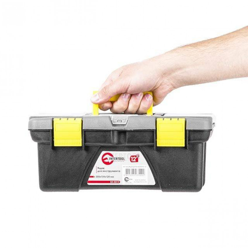 Ящик для інструментів 12" 300*154*124 мм INTERTOOL BX-0312-BX-0312
