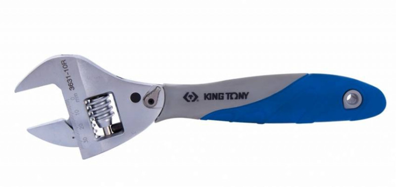 Ключ розвідній до 32 мм (з трищіткою) довжина 250 мм-3631-10R