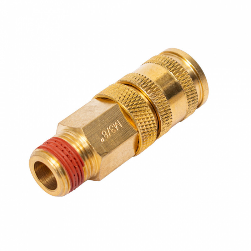 З'єднання швидкознімне посилене з фіксатором 3/8" (латунь) Sigma (7021621)-7021621