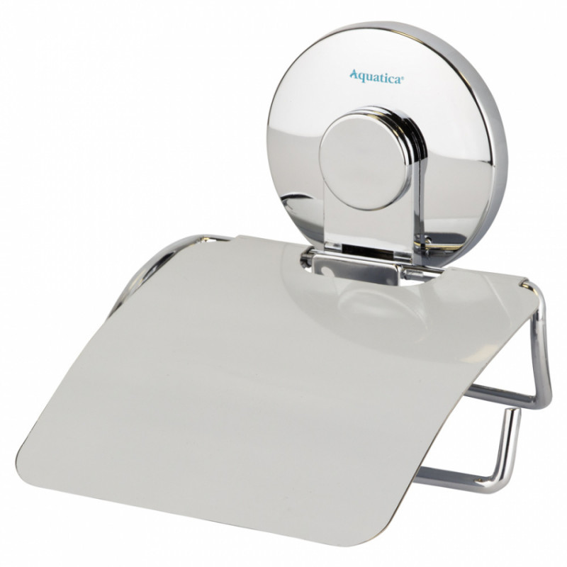 Тримач для туалетного паперу на вакуумній присосці s38 129×102×168мм AQUATICA (9783836)-9783836