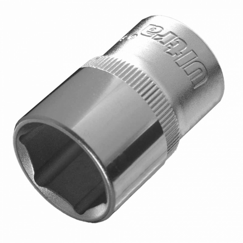 Насадка шестигранна коротка 1/2" 19мм CrV ULTRA (6070192)-6070192