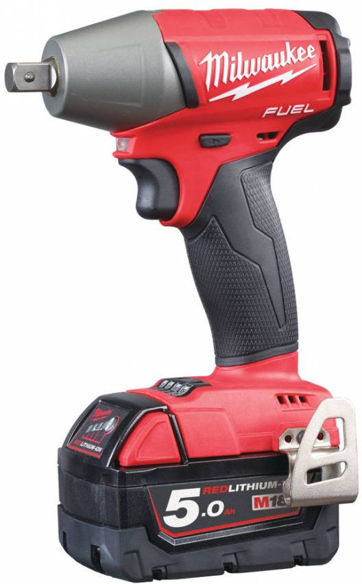 Гайкокрут акумуляторний 1/2" MILWAUKEE, M18 FIWP12-502X, 300Нм (зарядний пристрій, 2 акум.Х 5Ач, HDкейс)-4933451068