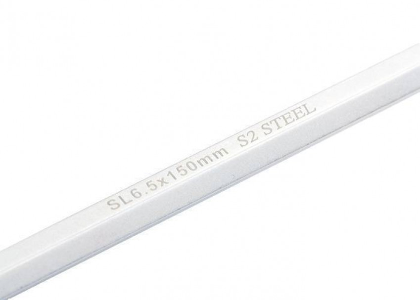 Викрутка SL6.5 x 150 мм, S2, трикомпонентна рукоятка, GROSS-12117