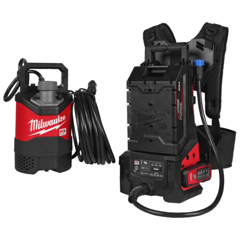 Насос заглибний (помпа) акумуляторний MILWAUKEE MXF SMP2-802 (ЗП+2ак.Х8Аг)-4933498163
