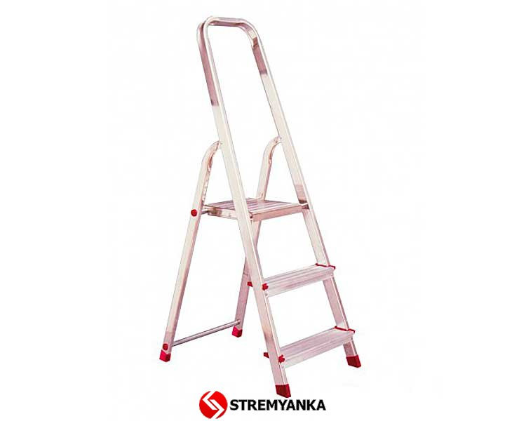 Драбина 3-секц. розкл. 3*14сх. 3,8- 9,74м мет.розтяжка-KME314P