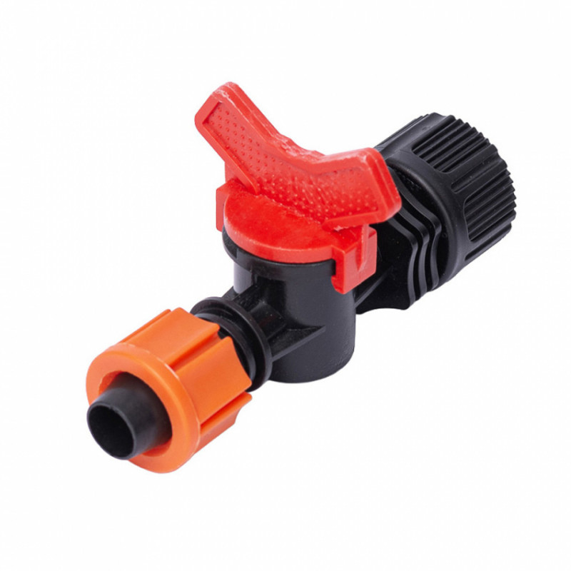 Кран для крапельної стрічки Ø16мм в/р 1/2" FLORA (5079634)-5079634