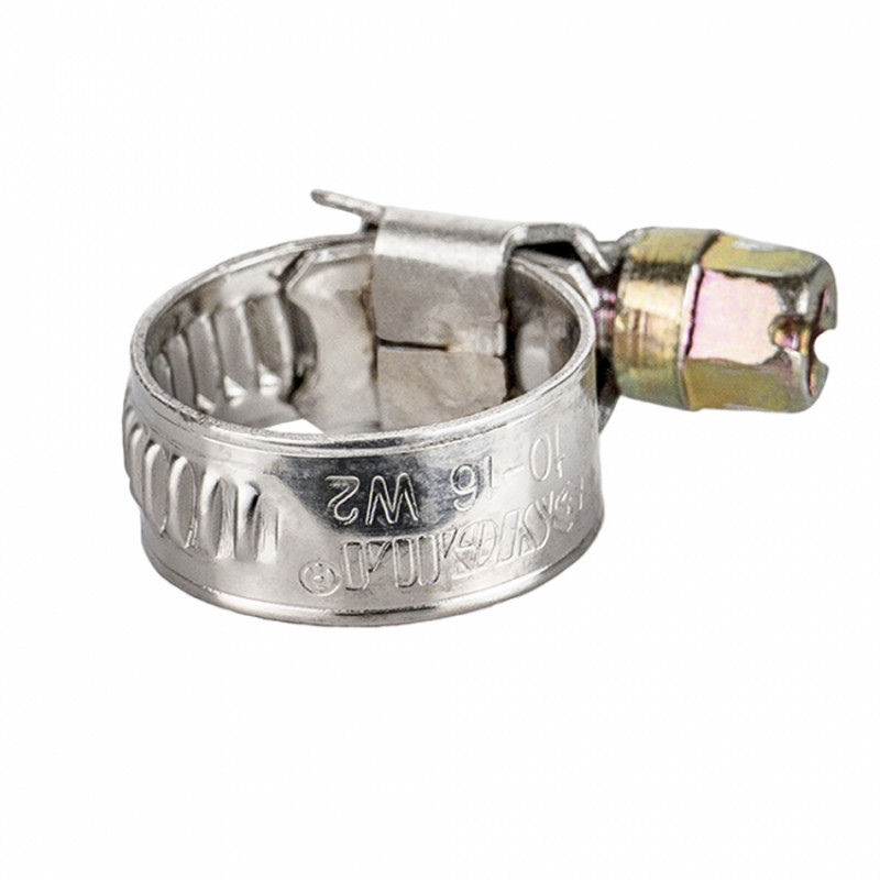 Хомут черв'ячний нержавіючий 9мм D10-16мм 25шт Sigma (2510011)-2510011
