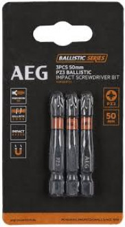 Біта ударна AEG AAK502PZ3,  PZ3, 50мм (3шт)-[articul]