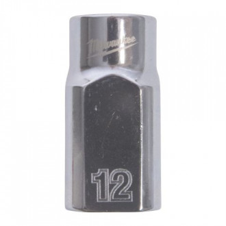 Головка торцева хромована 1/2'' MILWAUKEE, (зірочка 12 гранн.), 12мм-[articul]