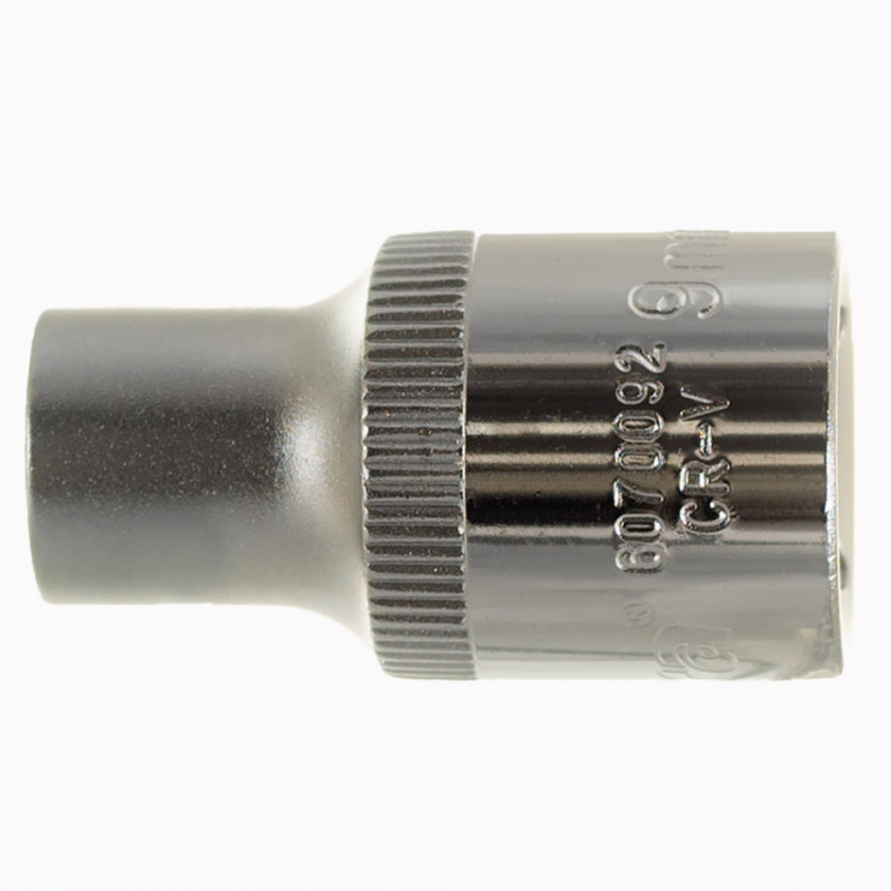 Насадка шестигранна коротка 1/2" 9мм CrV ULTRA (6070092)-6070092