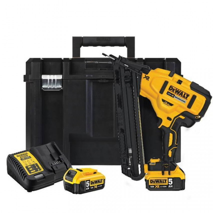 Пістолет гвоздезабивний акумуляторний безщітковий DeWALT DCN650P2-DCN650P2