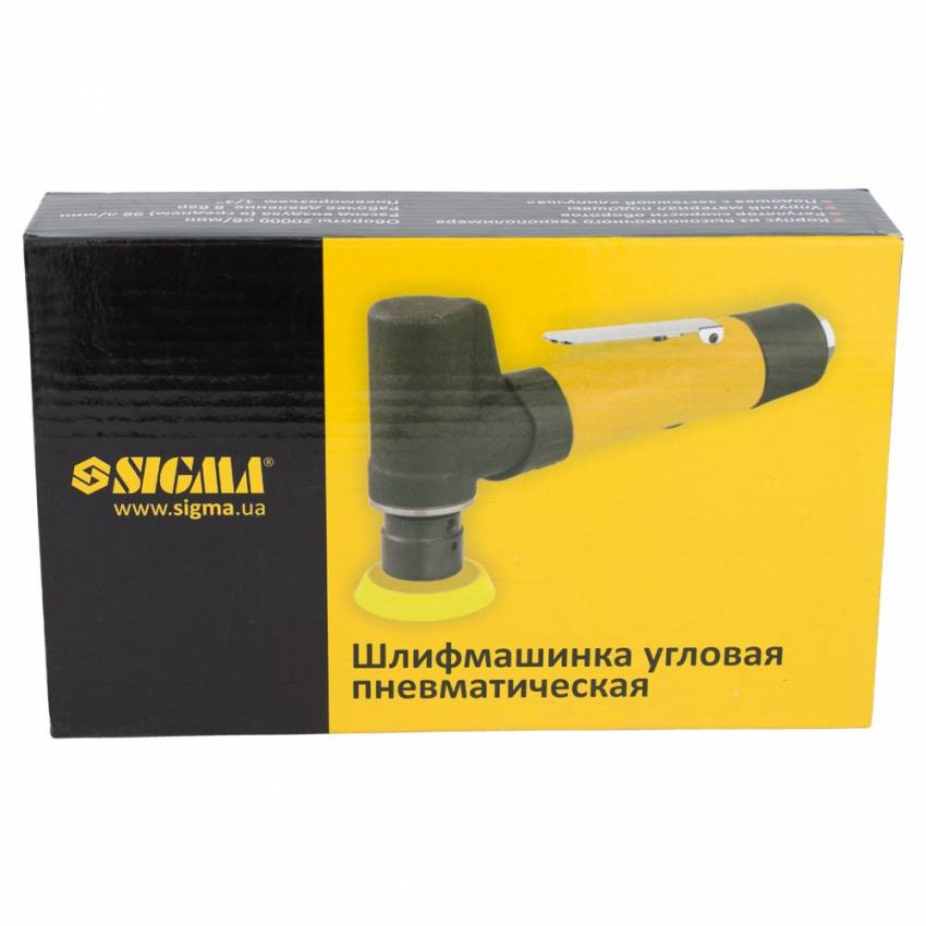 Шліфмашинка кутова пневматична 50мм Sigma (6733511)-6733511