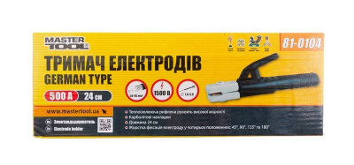 MasterTool Тримач електродів German type 500А, Арт.: 81-0104