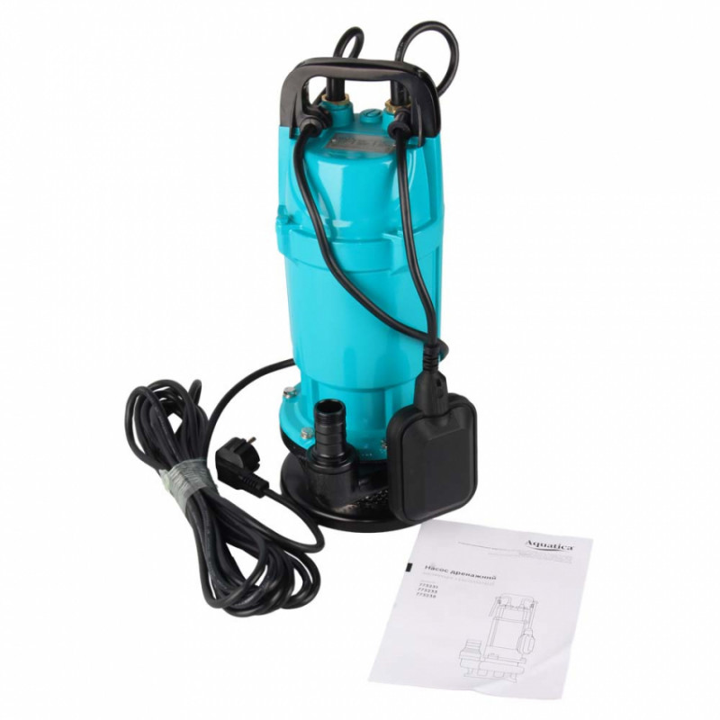 Насос дренажний 0.55кВт Hmax 20м Qmax 210л/хв AQUATICA (773233)-773233