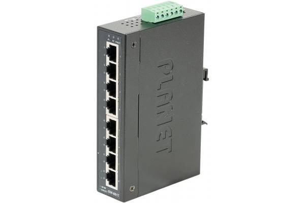 Некерований промисловий комутатор Planet IGS-801T (8-Port 10/100/1000Mbps)-IGS-801T