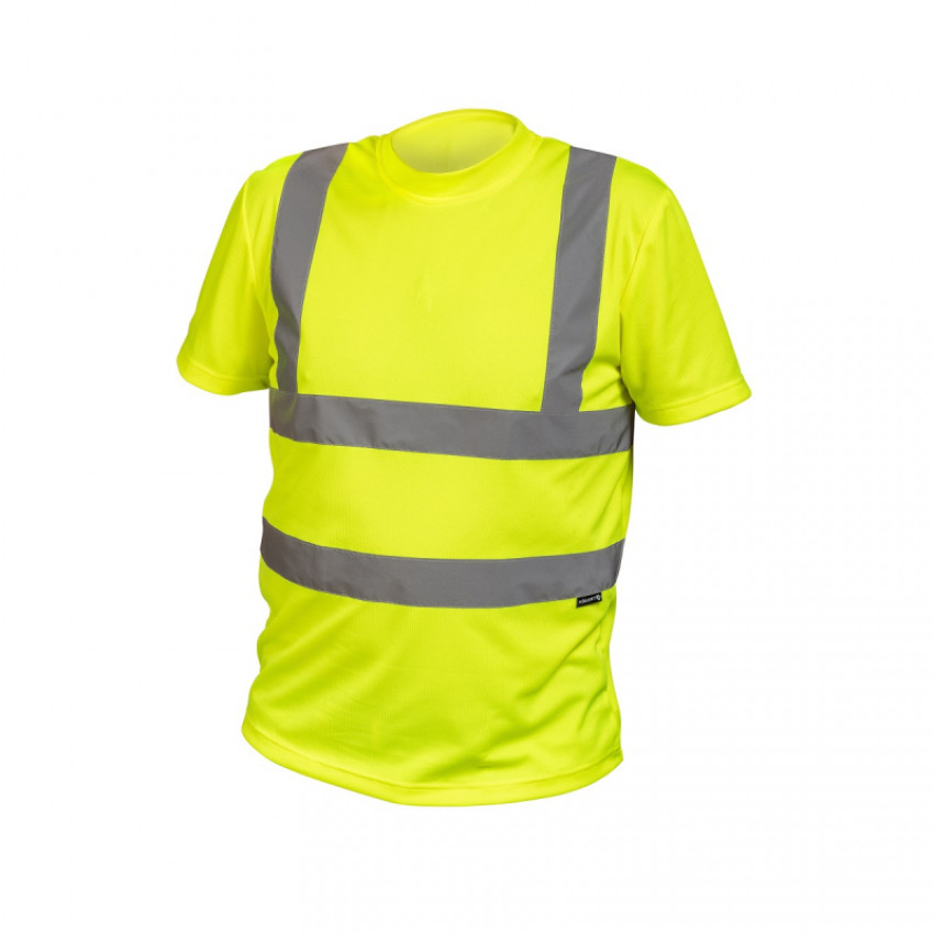 Футболка сигнальна ROSSEL, жовта HOEGERT XL HT5K233-XL-HT5K233-XL