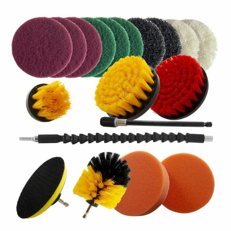 Набір щіток та насадок на шуруповерт для очищення салону TAGRED TA4204-TA4204