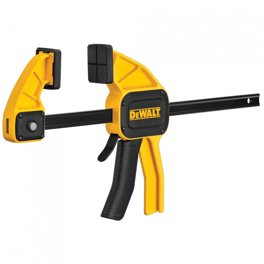Струбцина L триггерная з максимальним зусиллям стиснення 135 кг DeWALT DWHT0-83192-DWHT0-83192
