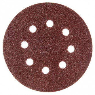 Круг шліфувальний самозачіпний Vitals 125 мм 8 отв з. 40, 5 шт.