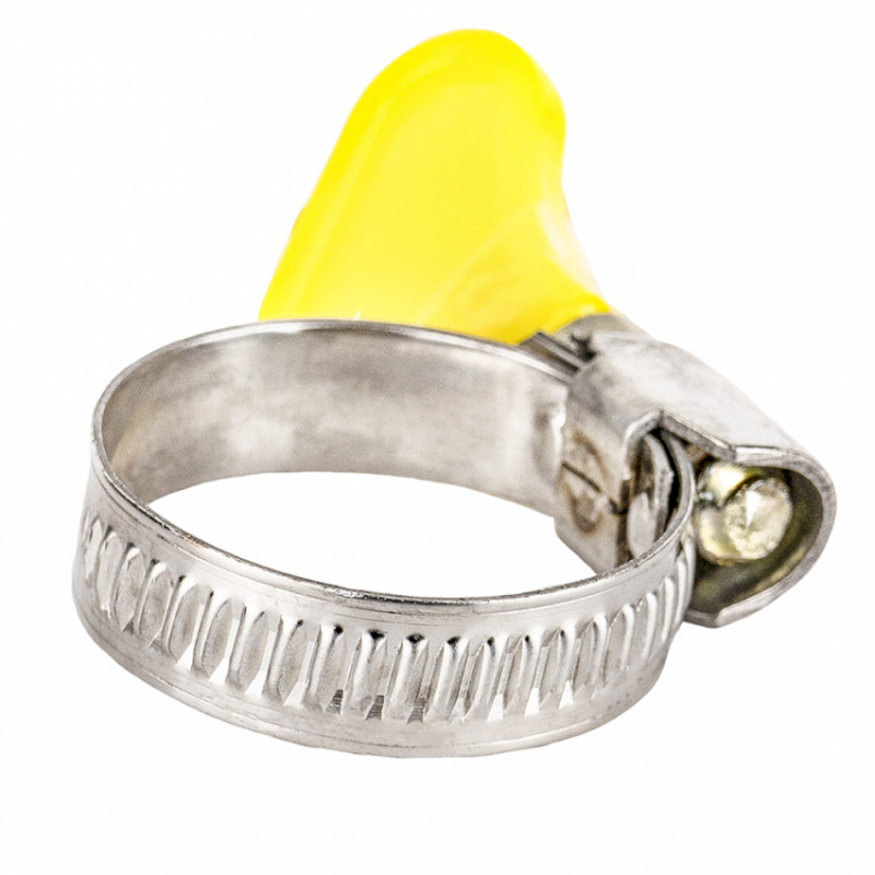 Хомут черв'ячний нержавіючий з метеликом 9мм D16-27мм 25шт Sigma (2512041)-2512041