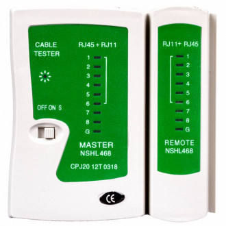 Тестер кабельний для RJ45 і RJ12 LP-468N