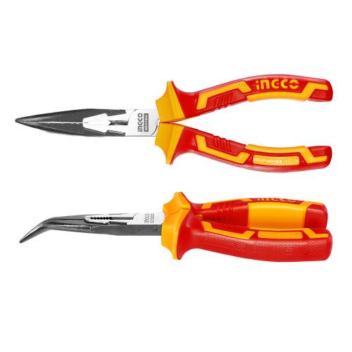 Довгогубці вигнуті діелектричні VDE 200 мм INGCO INDUSTRIAL-HIBNP28208