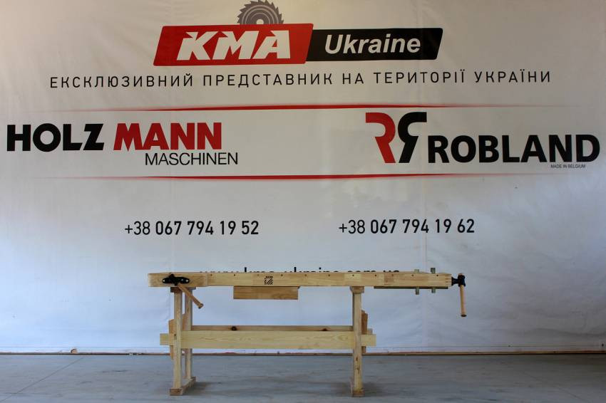 Верстак столярний з каучукового дерева Holzmann WB 210-WB210