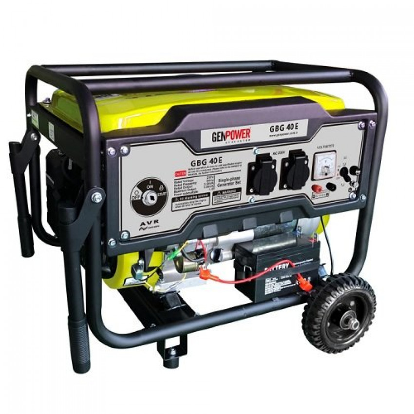 Генератор бензиновий GENPOWER GBG40Е 3,2 кВт-GBG40Е