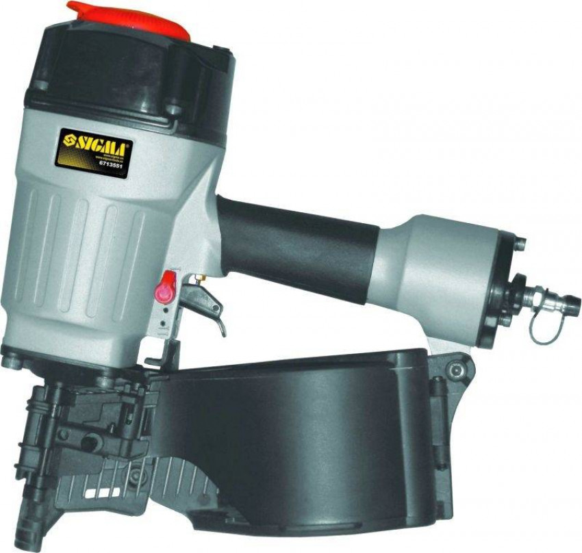 Цвяхозабивний котушковий пневмопістолет (45-70) Sigma (6713551)-6713551