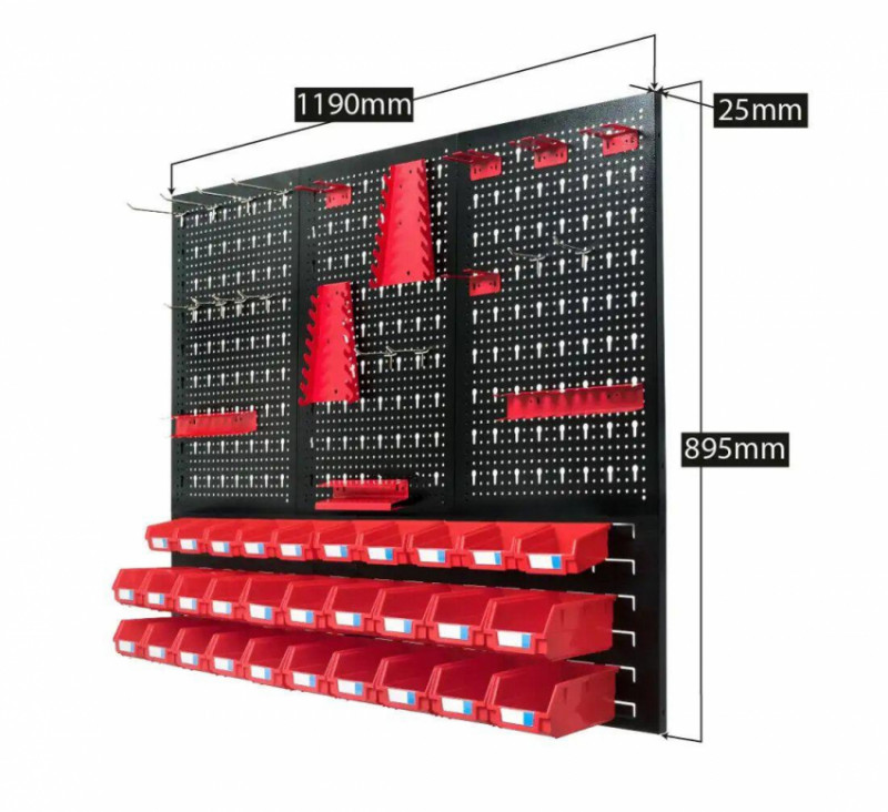 Металевий стелаж для інструментів гаражний REDATS-07-02-63