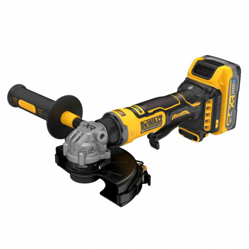 Шліфмашина кутова - болгарка акумуляторна безщіткова DeWALT DCG404S2T-DCG404S2T