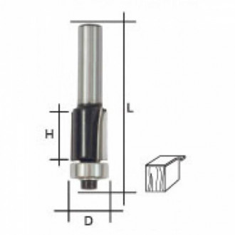 Фреза кромкова пряма, DxHxL= 8x20x68мм FIT-[articul]