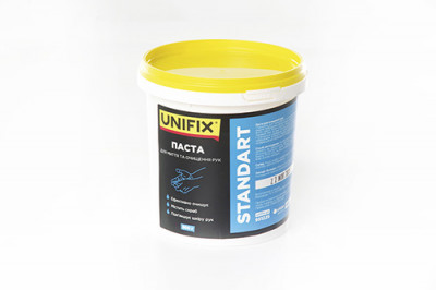 Паста для очищення рук Standart 0,5кг (відерце) UNIFIX-[articul]