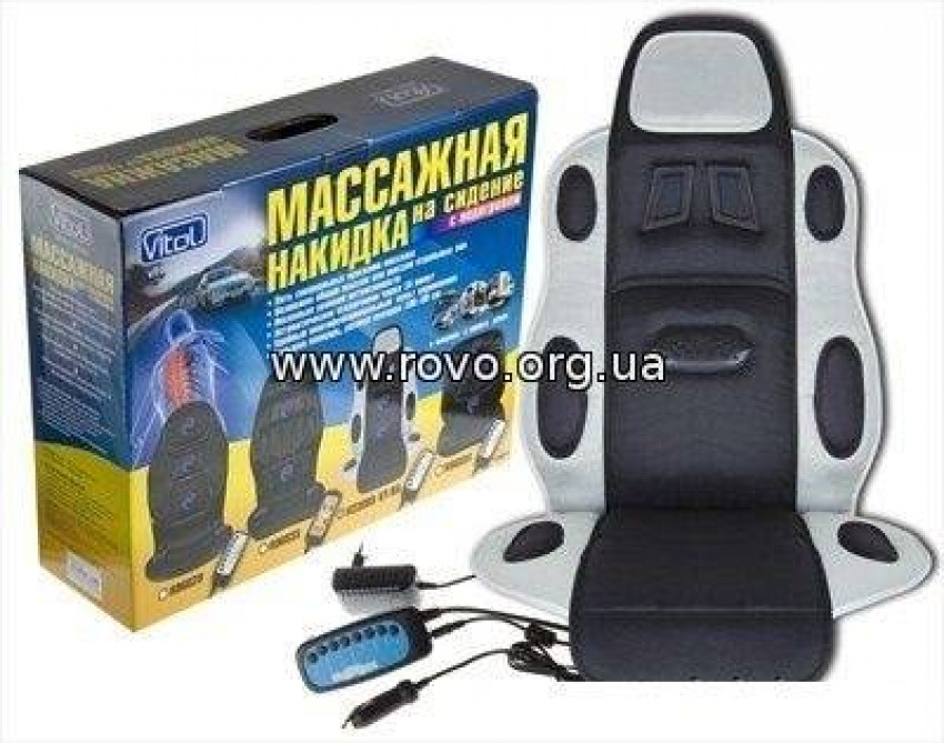 Накидка на сид. M 23009 BK підігрів/5 моторів-M 23009 BK (5)