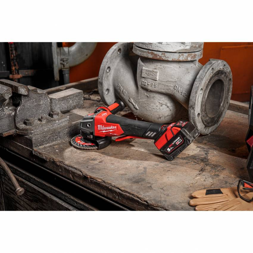 Шліфмашина кутова акумуляторна MILWAUKEE, M18 ONEFSAG125XPDB-0X, Ø125мм (HDкейс)-4933478434