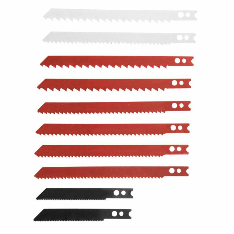 Полотна для електролобзика, набір 10 шт. хвостовик U-64H110