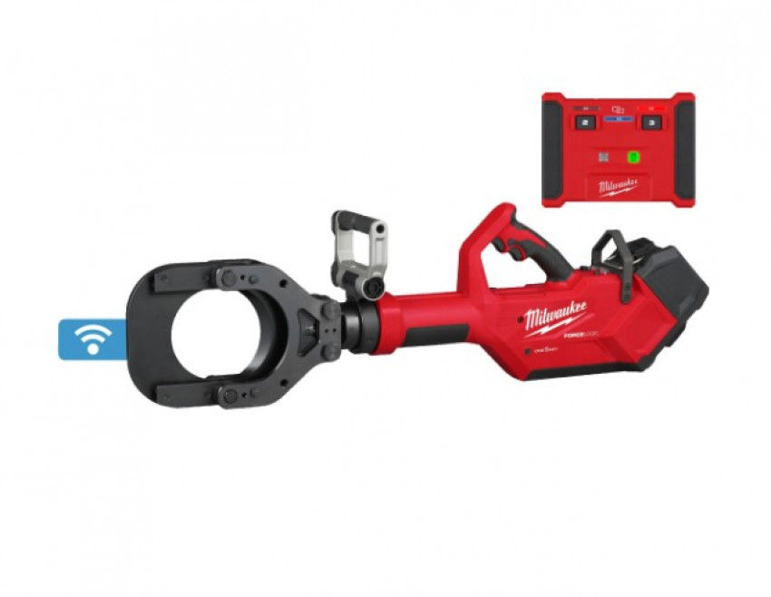Кабелеріз акумуляторний гідравлічний MILWAUKEE, M18 HSFC125R-802C, 125мм (зарядний пристрій, 2 акум. Х 8Аг, кейс)-4933492421