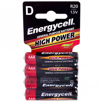 Батарейка Energycell 1,5V R03С S4 сольова ААА (б\бл 4шт)-[articul]