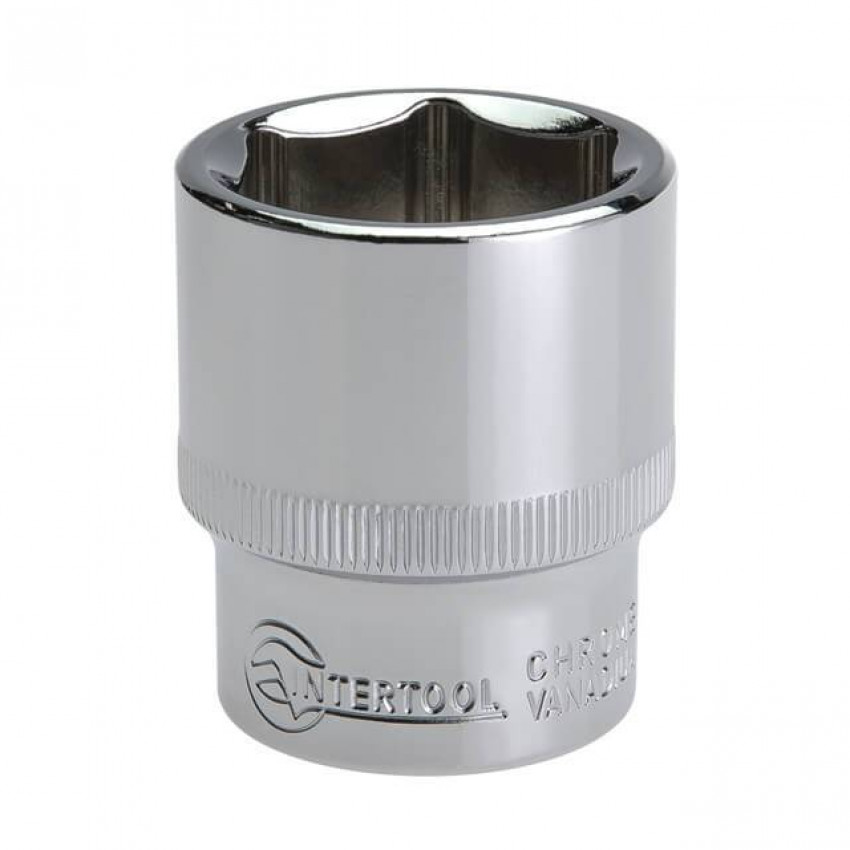 Головка шестигранна STORM 1/2", 26 мм, Cr-V INTERTOOL ET-0026-ET-0026